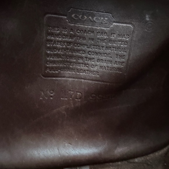 Coach Vintage Leather Bag – Like New - Picture 5 of 9